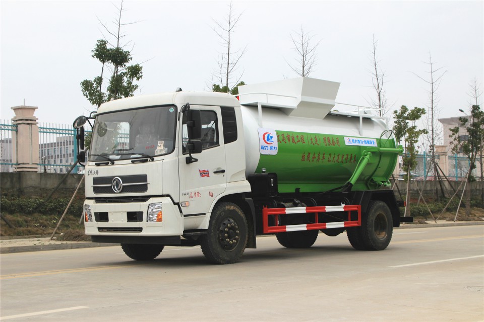 東風(fēng)天錦10立方程力餐廚垃圾車(chē) (8)