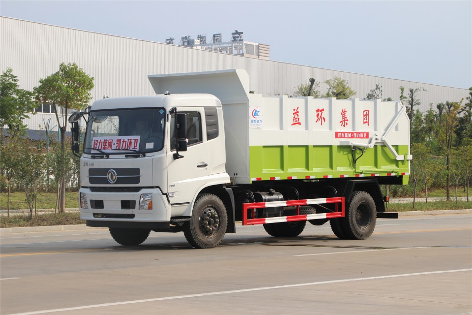 東風(fēng)天錦國六湖北程力對接式垃圾車 (2)